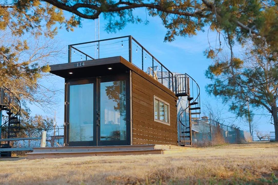 The Bluebonnet-Tiny Container Home Country Setting 12 Min To Downtown Bellmead Exterior photo